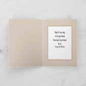 木製ボート誕生日 カード (内部)