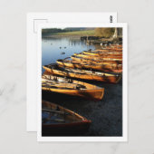 木製ボート – Derwentwater, Lake District ポストカード (正面/裏面)