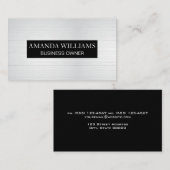 木製ボードの背景 名刺 (正面/裏面)