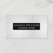 木製ボードの背景 名刺 (正面)