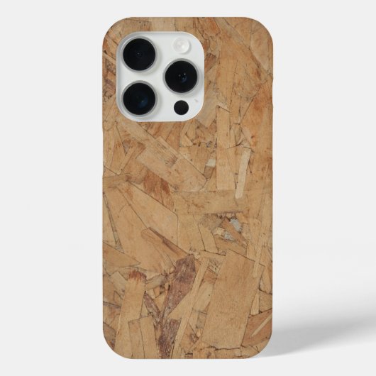 木製ボード自然茶色の木彫りテクスチャ Case-Mate iPhoneケース (裏面)