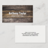 木製ボード 名刺 (正面/裏面)