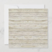 木製ボー素朴ドフローラバラ牡丹カントリーシック 招待状 (裏面)