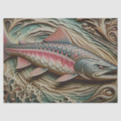 木製マスのデコページティッシュペーパー 薄葉紙 (正面)