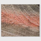 木製モダンカラフルデザイン ラッピングペーパー (フラット)