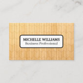 木製モダンパネルパターン 名刺 (正面)