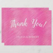 木製モダンフラットカードのピンクダスト (正面/裏面)