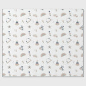 木製モダンベビー玩具 ラッピングペーパー (フラット)