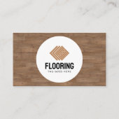 木製モダン床材タイルサービスホームの改善 名刺 (裏面)