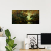 木製ライト ポスター (ホームオフィス)