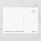 木製ラットの郵便はがき ポストカード (裏面)