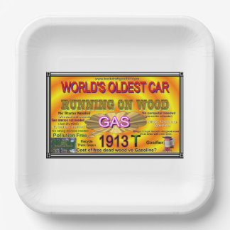 木製ランニングバナー ペーパープレート