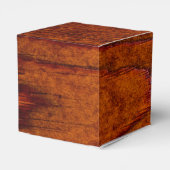 木製ルッキング結婚式パーティーの好意ボックス フェイバーボックス (裏面サイド)