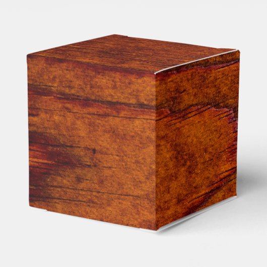 木製ルッキング結婚式パーティーの好意ボックス フェイバーボックス (裏面サイド)