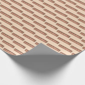 木製ルーラースクールサプライ数学先生 ラッピングペーパー (角)