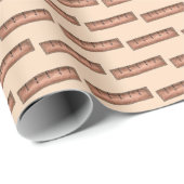 木製ルーラースクールサプライ数学先生 ラッピングペーパー (ロールコーナー)