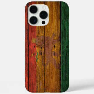 木製レゲエラスタフラッグライオンミュージックアート iPhone 16 PRO MAXケース