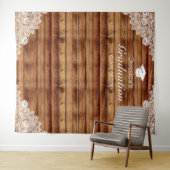 木製レース卒業写真背景タペストリー タペストリー (インサイチュ(横))