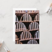 木製ロブスタートラップ垂直 カード (正面/裏面インサイチュ)