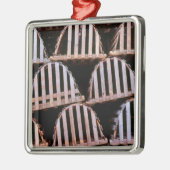 木製ロブスタートラップ垂直 メタルオーナメント (左)