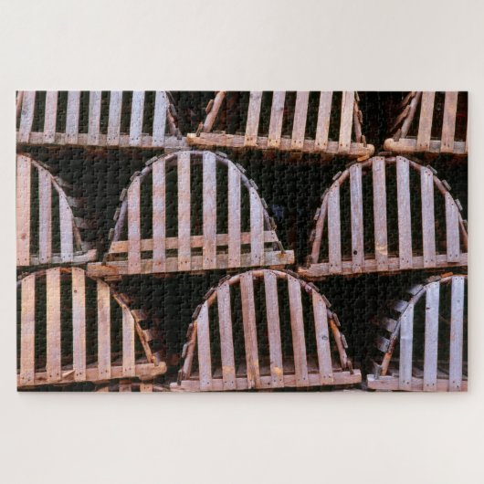 木製ロブスタートラップ横 ジグソーパズル (横)