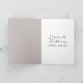 木製ローボートリフレクション悔やみや弔慰 カード (内部)