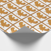 木製ワシ ラッピングペーパー (角)