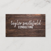 木製ヴィンテージ名刺 名刺 (正面)