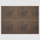 木製丸木のデコページ 薄葉紙 (正面)