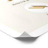 木製伝統的ジョイネリーのポスター ポスター (角)