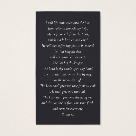 木製写真葬儀記念祈りの言葉カード (裏面)