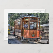 木製列車ポストカード ポストカード (正面/裏面)
