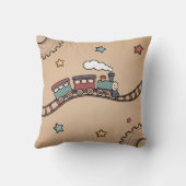 木製列車 クッション (裏面)