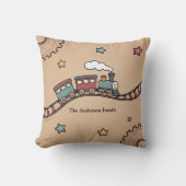 木製列車 クッション (正面)