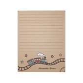 木製列車 ノートパッド (回転)