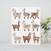 木製動揺してラマ装飾 (スタンド正面)