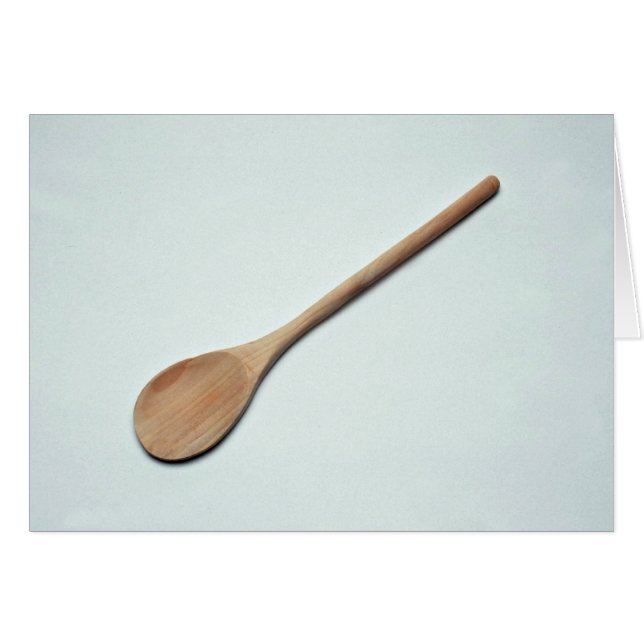 木製厨房用スプーン (正面横)