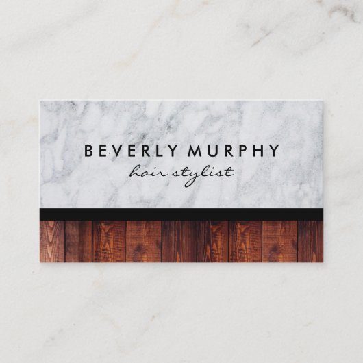 木製大理石せん断ロゴ(ロイヤリティ) ロイヤリティカード (正面)