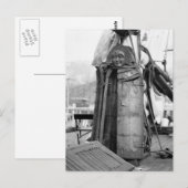 木製巫女、拷問装置、1910年代 ポストカード (正面/裏面)