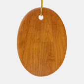 木製床のパークテリーパーケットのラミネートブラウン セラミックオーナメント (正面)