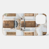 木製扉及び建物付き白コンクリート製扉 Case-Mate iPhoneケース (裏面 (横))