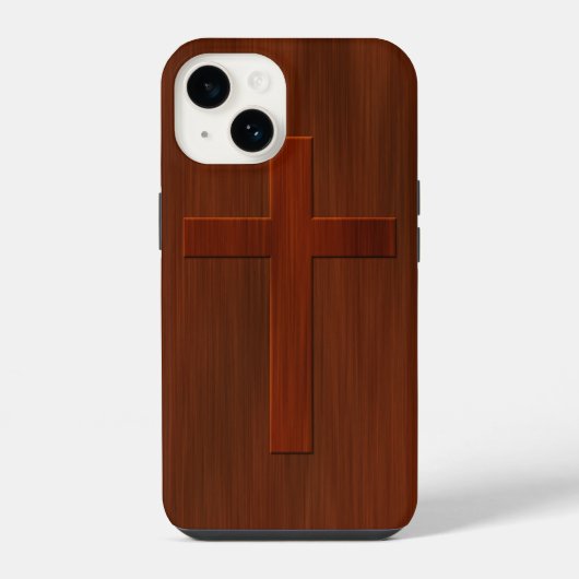 木製教会ベンチ iPhoneケース (裏面)