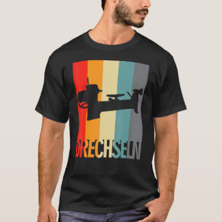 木製旋盤大工ウッドターナー Tシャツ