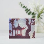 木製村はがき ポストカード (スタンド正面)