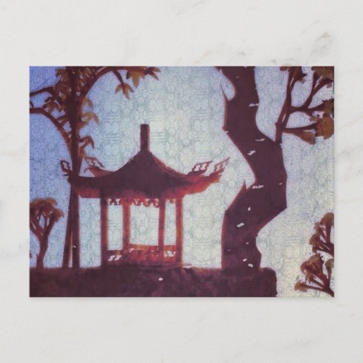 木製村はがき ポストカード (正面)