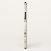 木製板農家の綿のボールnの蜂の水彩画 Case-Mate iPhoneケース (裏面/右)