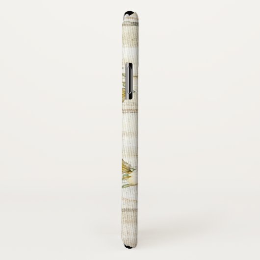 木製板農家の綿のボールnの蜂の水彩画 Case-Mate iPhoneケース (裏面/右)