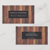 木製板 | ウッド 名刺 (正面/裏面)