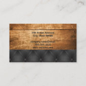 木製板 | 表皮パディング 名刺 (裏面)