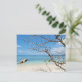 木製桟橋 ポストカード (スタンド正面)